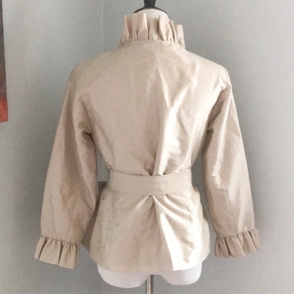 Calvin Klein Ruffle Detail Jacket - Picture 6 of 8